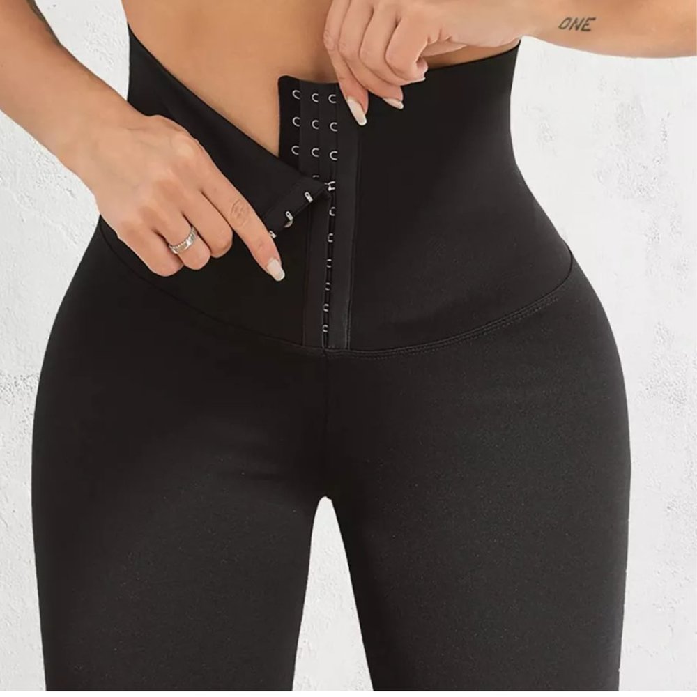 Black Classic Waist Training Leggings